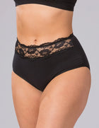 Trosa Midi Spets Svart 2-Pack